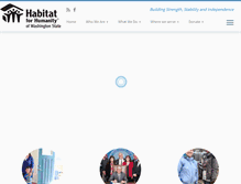 Tablet Screenshot of habitatwa.org